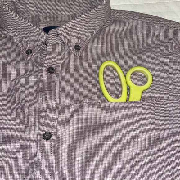 Prana Men's Casual Brown Button Down Short Sleeve Med - Picture 4 of 10